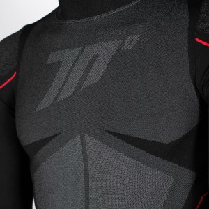 SD-CT1 CAMISETA TERMAL MANGA LARGA UNISEX NEGRO/GRIS