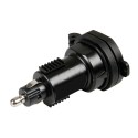 DIN TECH CARGADOR BATERÍA 2 PUERTOS USB 2700 mA 12/32V
