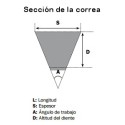 Correa de transmisión Mitsuboshi Honda Silver Wing 400
