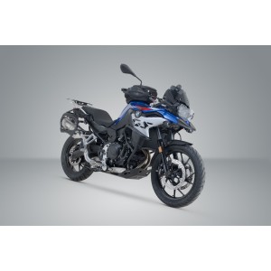 Set Adventure DUSC con topcase XL Negro. BMW F 750/800/850 GS. Para soportes plástic
