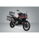 Set Adventure TRAX ADV Plata. BMW F 750/800/850 GS. Rack acero inoxidabl.