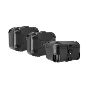 Set Adventure DUSC con topcase L Negro. Kawasaki KLE500 / KLE500 SE (26-).