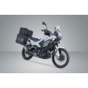 Set Adventure DUSC con topcase XL para Akrapovic Negro. Kawasaki KLE500 / KLE500 SE (26-).
