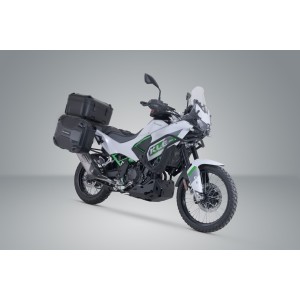 Set Adventure DUSC con topcase XL para Akrapovic Negro. Kawasaki KLE500 / KLE500 SE (26-).