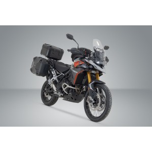 Set Adventure DUSC con topcase L Negro. Triumph Tiger 900/GT/Rally/Pro.