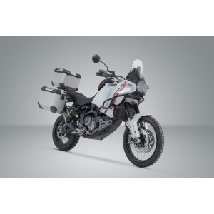 Set Adventure TRAX ADV modelo USA Plateado. Ducati DesertX (22-).
