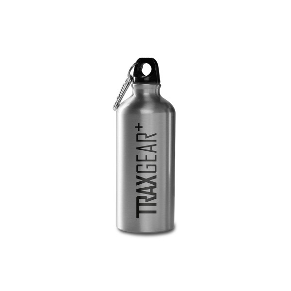 Botella para beber TRAX 0,6 l. Plateado. Acero inoxidable.