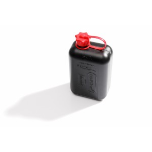 Bidón TRAX 2 l. Plástico. Aprobación de la ONU. Negro.