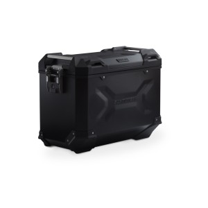 Maleta de aluminio TRAX ADV L 45 l. Izquierda. Negro.