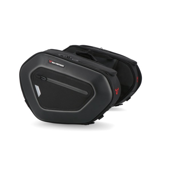Alforjas PRO BLAZE 1680D Nailon ballistic. Negro. Por pares.