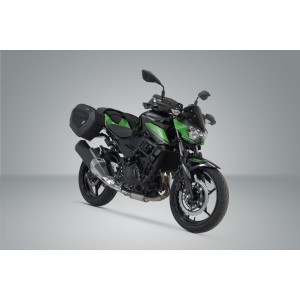 Set de alforjas PRO BLAZE H Negro. Kawasaki Ninja/ Z 400 (18-).