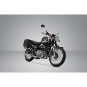 Legend Gear set de bolsas lat. LC Black Edition Kawasaki W800 / Street / Cafe (11-), W650 (99-06).