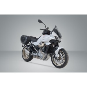 Set de alforjas PRO BLAZE Negro. Moto Guzzi V100 Mandello/S, Stelvio.
