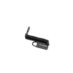 Cable de seguridad para equipaje en moto Negro. Con cerradura de combinación. Cable 180 cm.