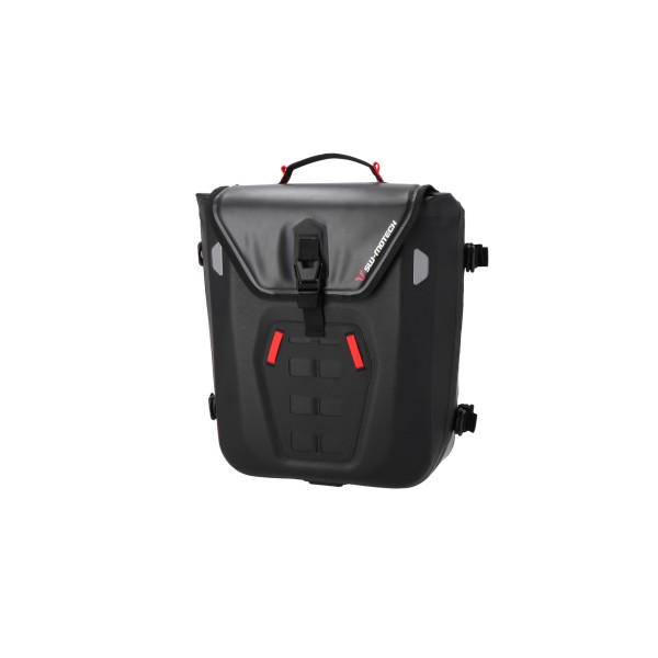 SysBag WP M con placa adaptadora a la derecha 17-23l. Impermeable. Para soportes laterales.