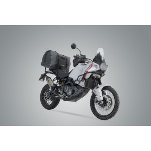 Bolsa trasera Drybag 600 60 l. Impermeable. Gris/Negro.