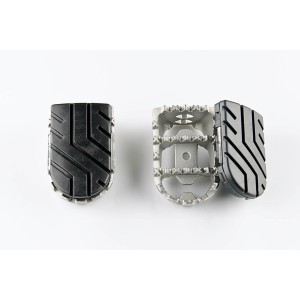 Kit reposapiés ION Plateado. Honda CRF1100L Africa Twin / Adv Sports.