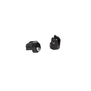 Kit de fijación para reposapiés ION Negro. Honda XL650V / XL700V, Moto Mori. X-Cape.