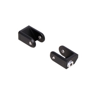 Kit de fijación para reposapiés ION Negro. XRV650/750 (87-03) XL600V (87-99) CRF1000