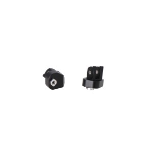 Kit de fijación para reposapiés ION Negro. Varios modelos Honda, Suzuki, KTM