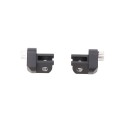 Kit de fijación para reposapiés EVO Negro. Modelos Honda / Suzuki / KTM.