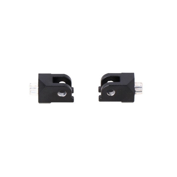Kit de fijación para reposapiés EVO Negro. Modelos Honda / BMW / Triumph / Voge.
