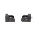 Kit de fijación para reposapiés EVO Negro. Honda NT1100 (21-), XL750 (22-).