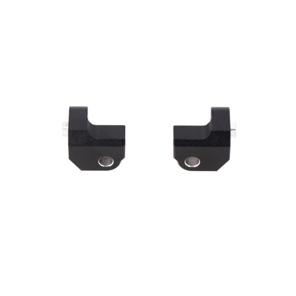 Kit de fijación para reposapiés ION Negro. Modelos Yamaha Ténéré 700 (19-).