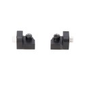 Kit de fijación para reposapiés EVO Negro. Yamaha Ténéré 700 Modelle (19-).