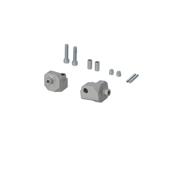Kit de fijación para reposapiés EVO Plata. Modelos Yamaha Ténéré 700 (19-).
