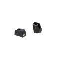 Kit de fijación para reposapiés ION Negro. BMW R 1200 GS, R 1250 GS, R 1300 GS.