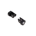 Kit de fijación para reposapiés ION Negro. BMW R1200/R1250, R. E. Himalayan (21-).