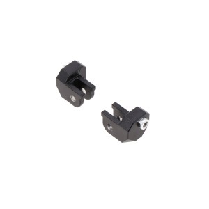 Kit de fijación para reposapiés ION Negro. Específico del modelo.