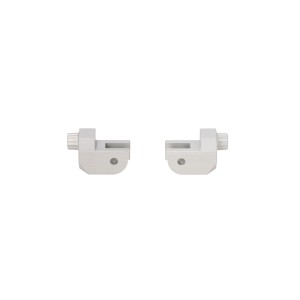 Kit de fijación para reposapiés EVO Plateado. Modelos Ducati /Benelli TRK 502 X (18-).