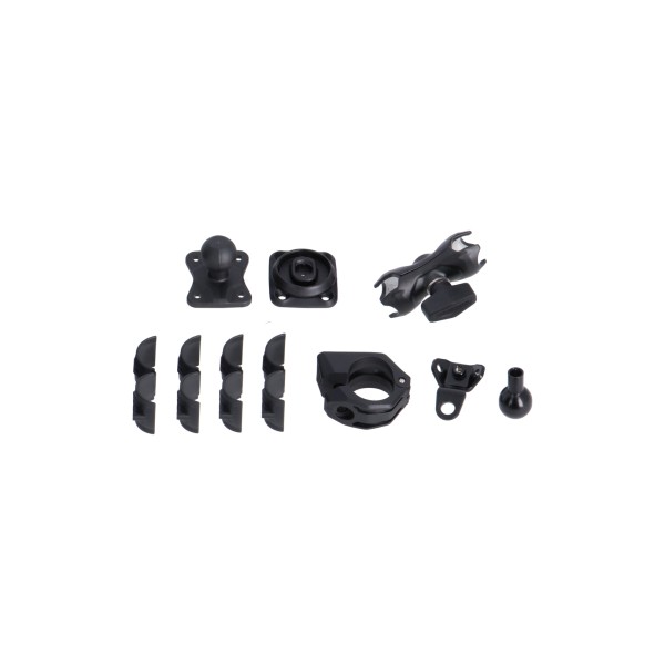 Kit de fijación universal GPS con T-Lock Incl. brazo 2". Para manillar/fijación espejo