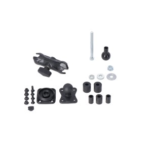 Kit de fijación GPS para tubo dirección con T-Lock Para  Ø 12,5-25 mm. bola 1", brazo, T-Lock.