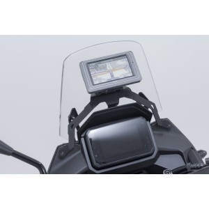 Soporte GPS en salpicadero Negro. Honda XL750 Transalp (24-).