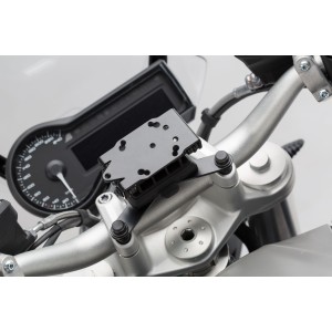 Soporte GPS para manillar Negro. Modelos BMW / Triumph, Himalayan.