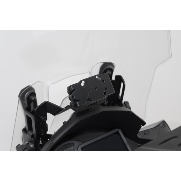 Soporte GPS para salpicadero Negro. Kawasaki Versys 1000 (18-) / 1100 (24-).