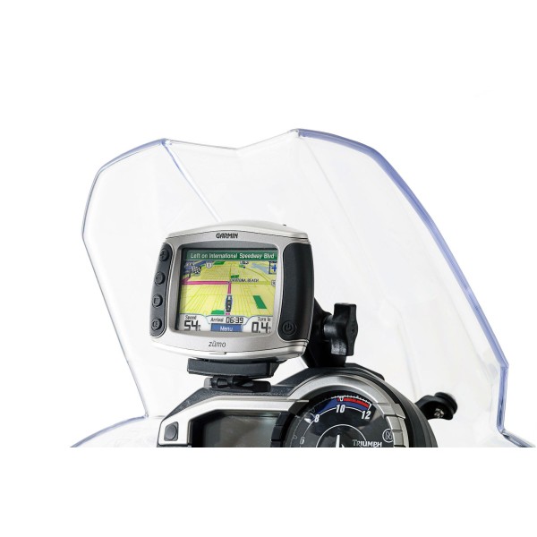 Soporte GPS para salpicadero Negro. Triumph Tiger 800/800 XC, XR (10-17).