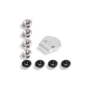 Kit adaptador STEEL-RACK de SW-MOTECH Negro. Para STEEL-RACKS.