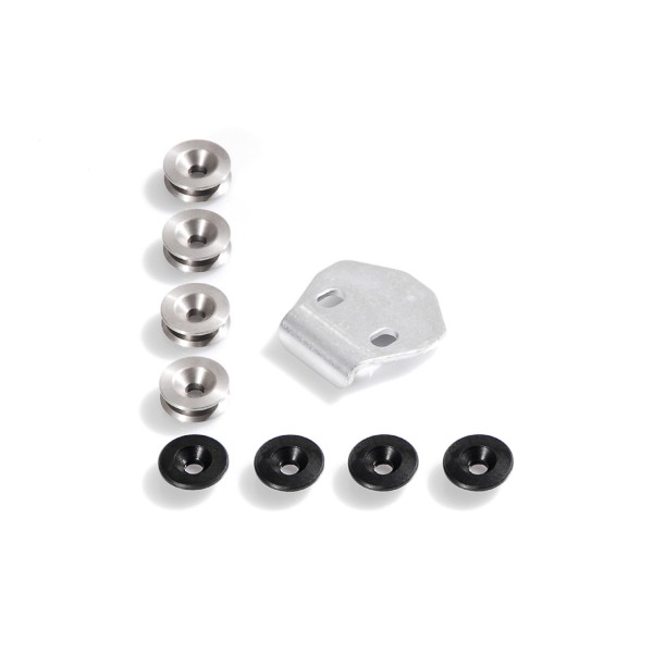 Kit adaptador STEEL-RACK de SW-MOTECH Negro. Para STEEL-RACKS.