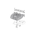 Placa adaptadora QUICK-LOCK Cerradura Givi/Kappa Monolock. Nylon reforz. Negro