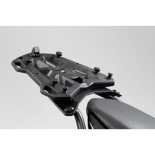 Placa adaptadora para portaequipajes STREET-RACK Para Givi/Kappa con Monokey. Negro.