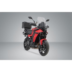 Sistema topcase TRAX ADV Negro. Yamaha Tracer 9 / GT (20-) / GT+ (22-).