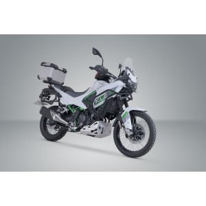 Sistema TRAX ADV topcase Plateado. Kawasaki KLE500 / KLE500 SE (26-).