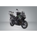 Sistema topcase TRAX ADV Plateado. Kawasaki Versys 1000 (11-) / 1100 (24-).