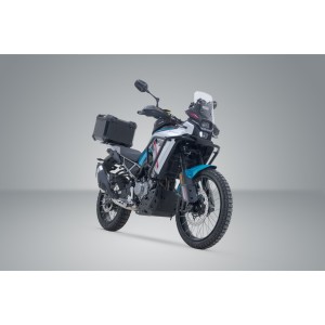 Sistema topcase TRAX ADV Negro. CFMoto 450MT (23-) / 800 MT-X (24-).