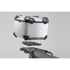 Sistema topcase TRAX ADV Plateado. Ducati Multistrada 1200/S, Hyperstrada.