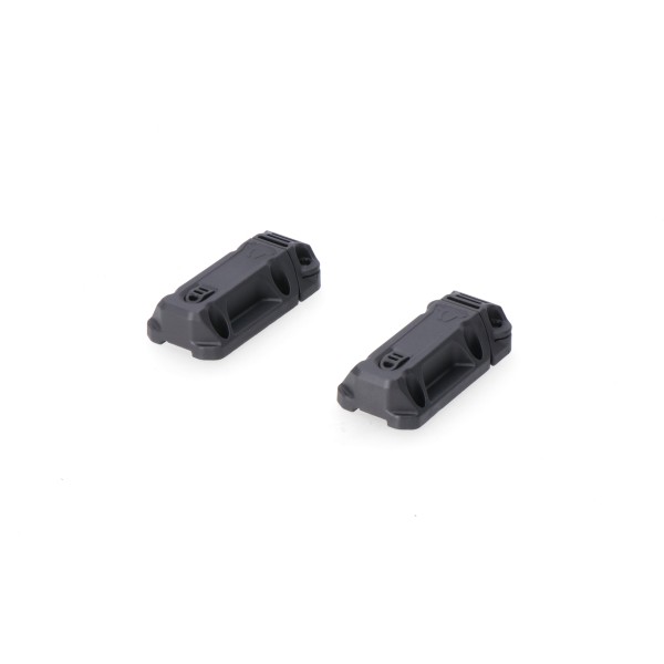 Set montaje alforjas BLAZE Con base y conector. Sin separadores. Negro